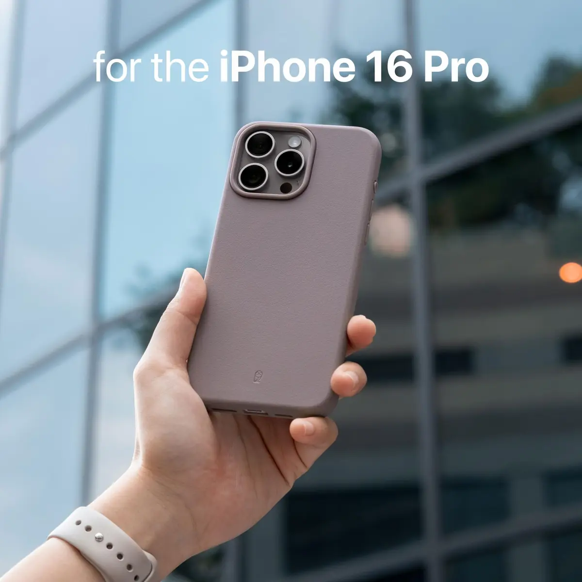 TineeOwl for iPhone 16 Pro Magnetic Case, Camera Control Button, Compatible with MagSafe, TPU, Minimalist, Slim/Thin, Grippy - Dune Series (Dusty Lilac, iPhone 16 Pro) - view 8