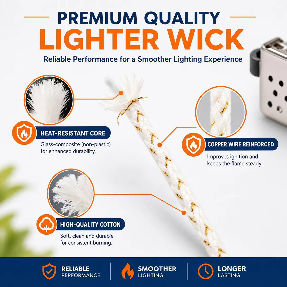 The Left Bridge Lighter Repair Kit, Vintage Lighter Repair Kit, 144PCS | Complete Petrol Lighter Maintenance Set - view 5