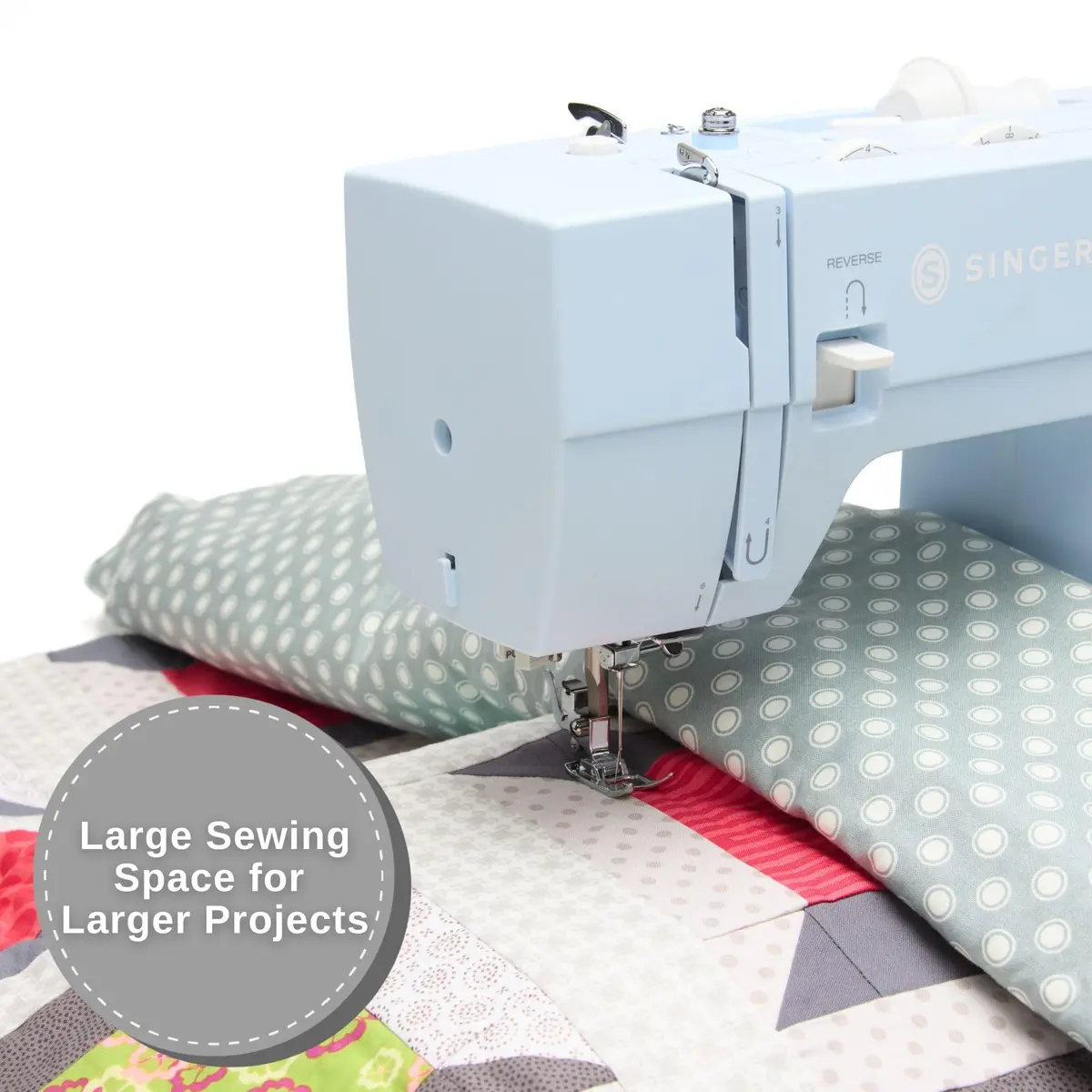 SINGER Heavy Duty 4423 Sewing Machine | 97 Stitch Applications, 50% More Power, Fast & Durable (120 chars) - view 6
