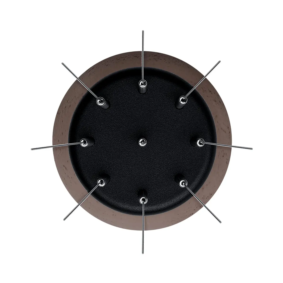 Normcore WDT Tool V2.1 with Stand, 9 Prong 0.23mm Espresso Distribution Tool, Weiss Distribution Technique, Magnetic Coffee Stirrer with 5 Extra Needles, American Walnut Wood Handle - view 6