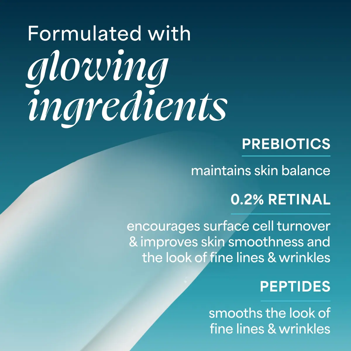 TULA A+ Renewal Advanced Retinal + Peptides Night Facial Serum, 1.01 fl oz | Hydrating, anti-aging night serum with retinoids & peptides - view 4