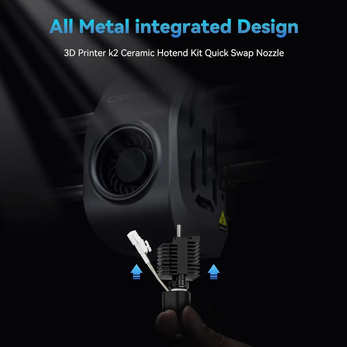 Xirbbo K2 Plus Hotend Replacement for Creality K2 Plus 3D Printer | All-Metal Integrated Design - view 3