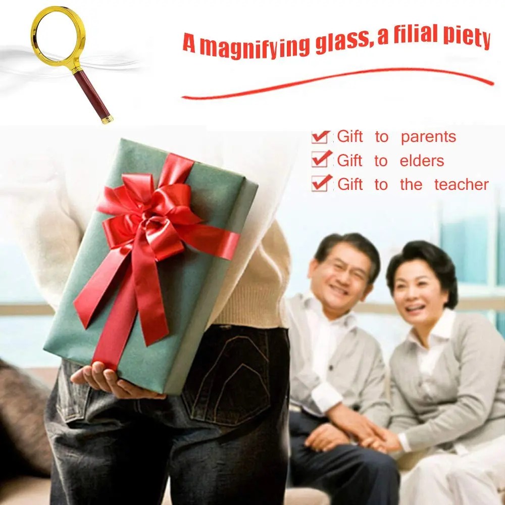 COCOMK Red 10x Magnifying Glass Handheld 2 Pcs | Special Education Magnifier for Reading - view 3