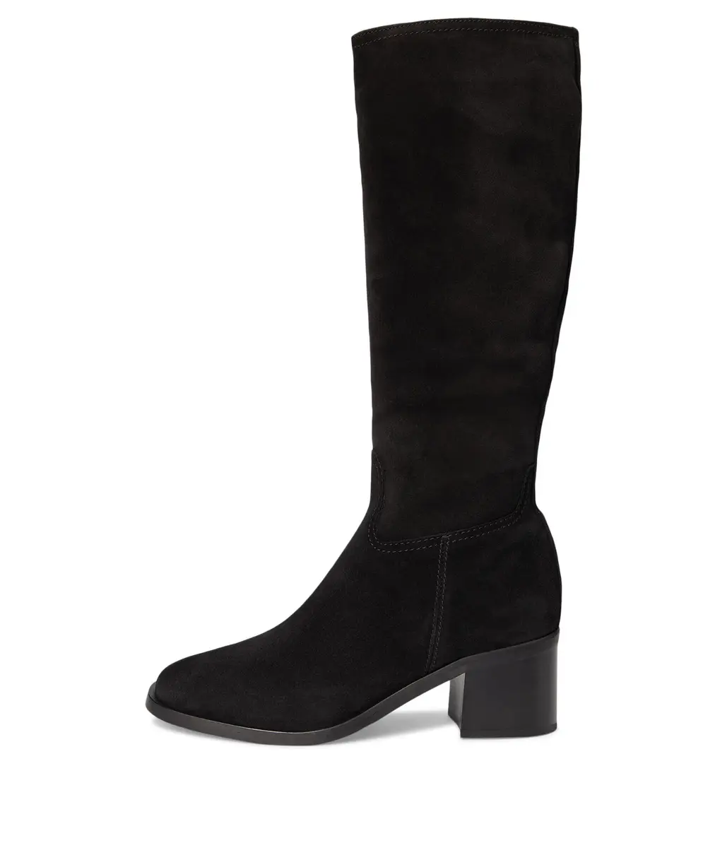 C LA CANADIENNE Jack Black Suede 8 B - Medium | Knee-High Waterproof Suede Boots for Women - view 4