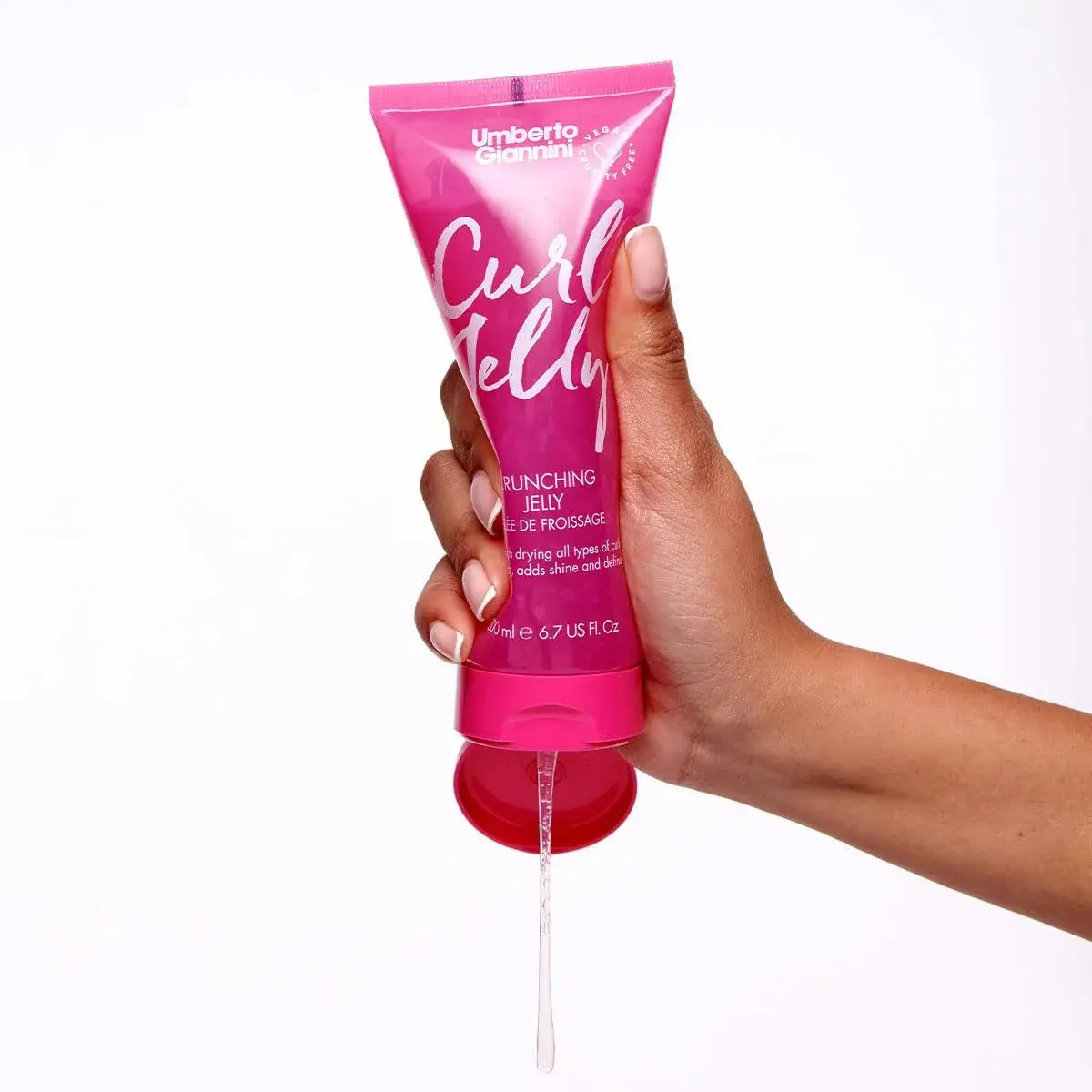 Umberto Giannini Curl Type 2 Styling Duo, Banana Coconut Air-Dry Cream (165ml / 5Fl. Oz) & Curl Jelly (198ml / 6.7Fl. Oz) | Define Wavy Hair - view 6