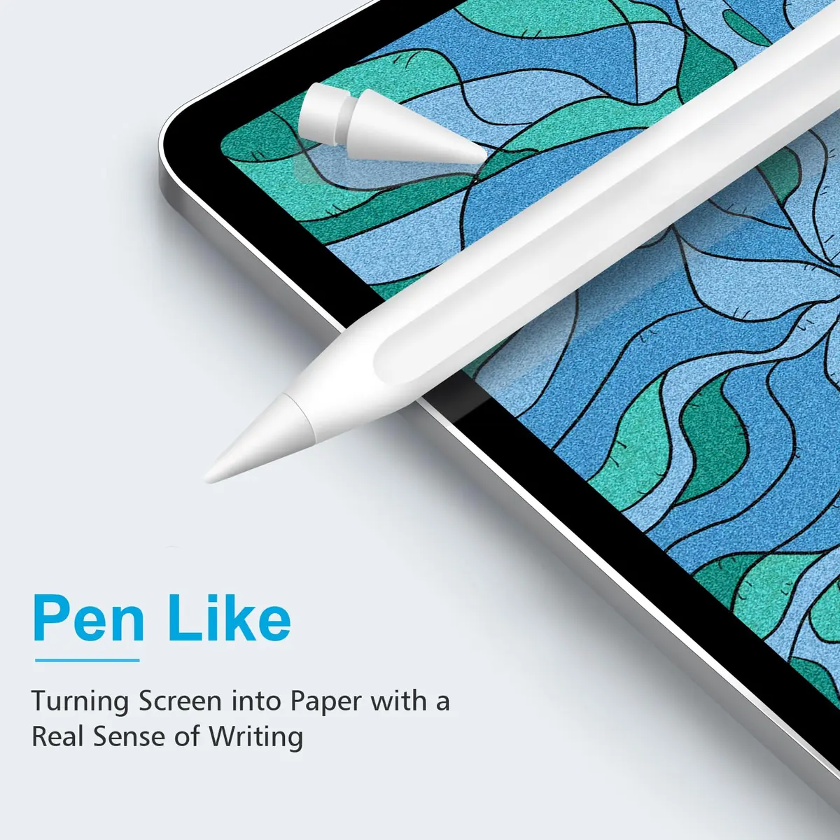 DIGIROOT 8 Pack Upgraded Apple Pencil Tips 0.72mm | Precise Control & Durable (70-120 chars) - view 9