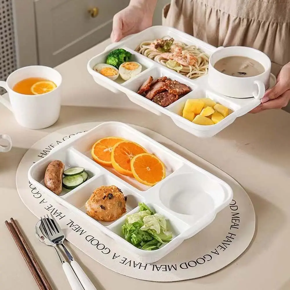 AIYoo 12.5inch Ceramic Divided Plate | Portion Control, Microwave & Dishwasher Safe - view 4