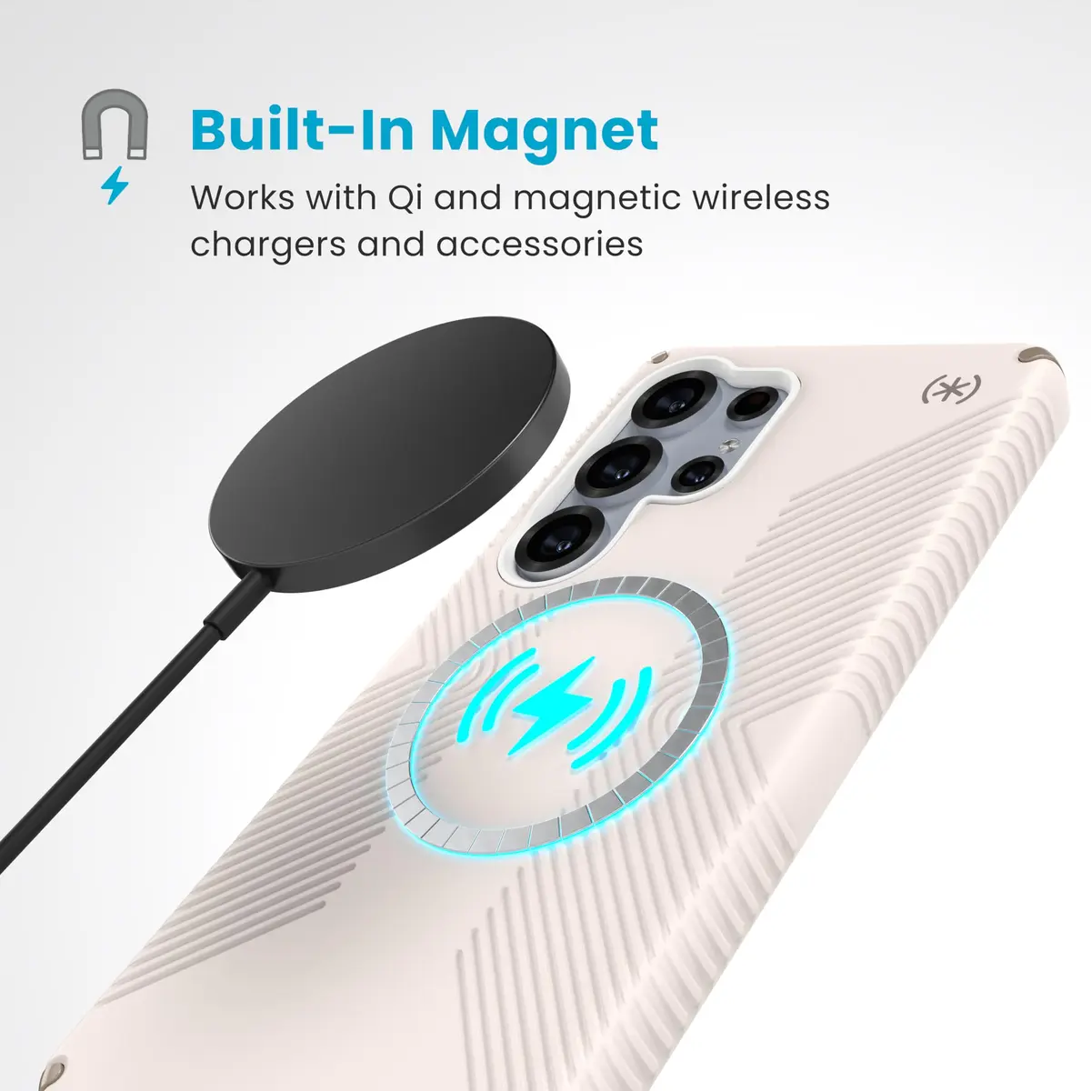 Speck Galaxy S25 Ultra Case - Magnet Case, 13-Foot Drop, No-Slip Grips, Magsafe, Raised Bezel, Presidio 2 Grip - view 3