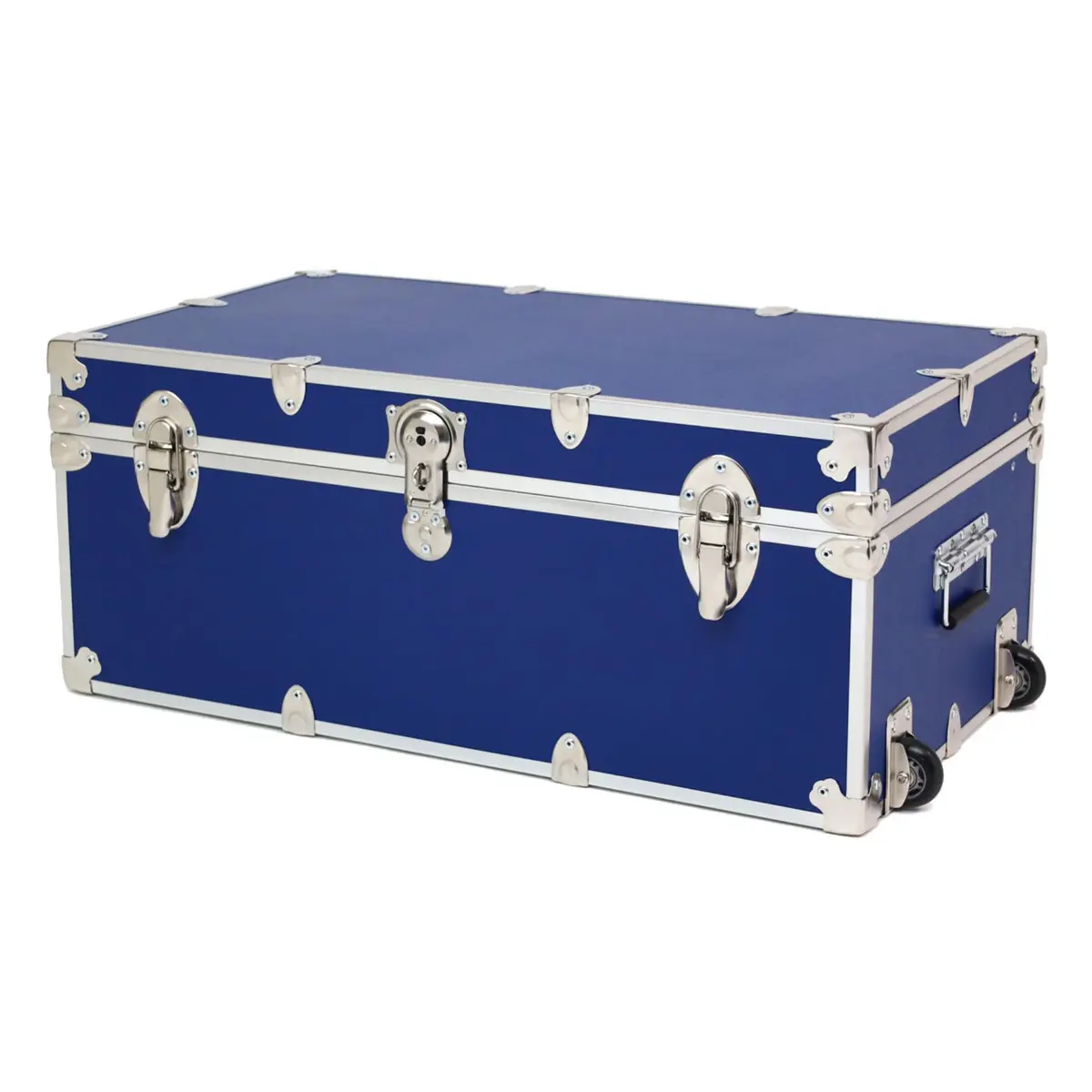 Rhino Small Essential Trunk with Wheels | Heavy-Duty Dorm & Camp Storage (30"x17"x13") - main product image
