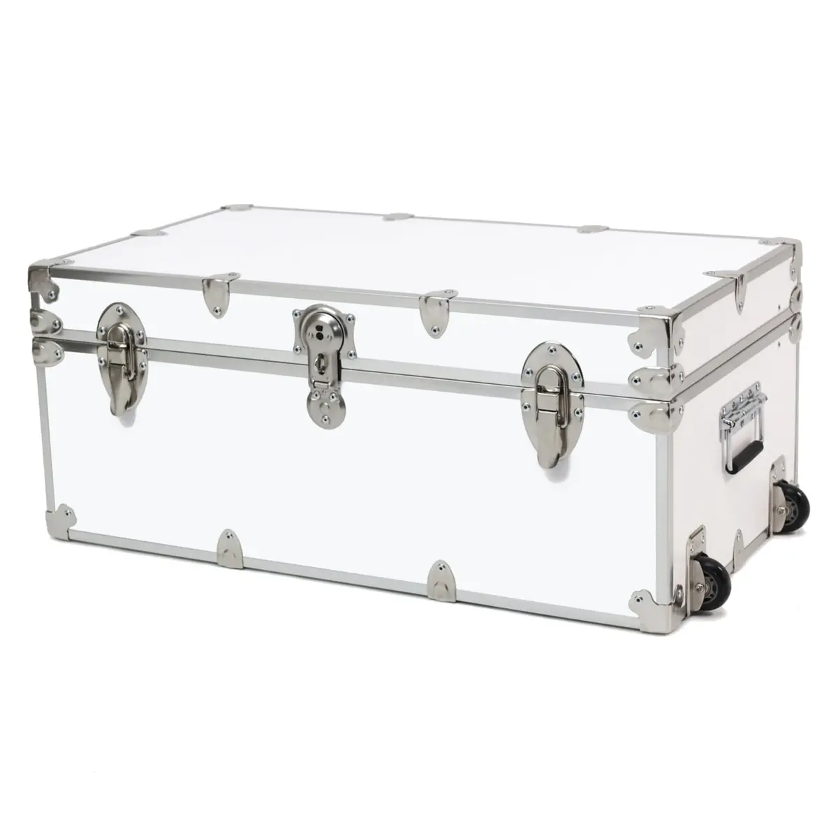 Rhino Small Essential Trunk with Wheels | Dorm & Camp Storage, 30"x17"x13" - main product image