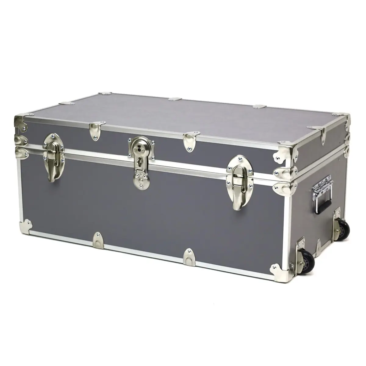 Rhino Trunk & Case Small Essential College Trunk with Wheels | Heavy Duty Dorm Storage 30"L x 17"W x 13"H - main product image