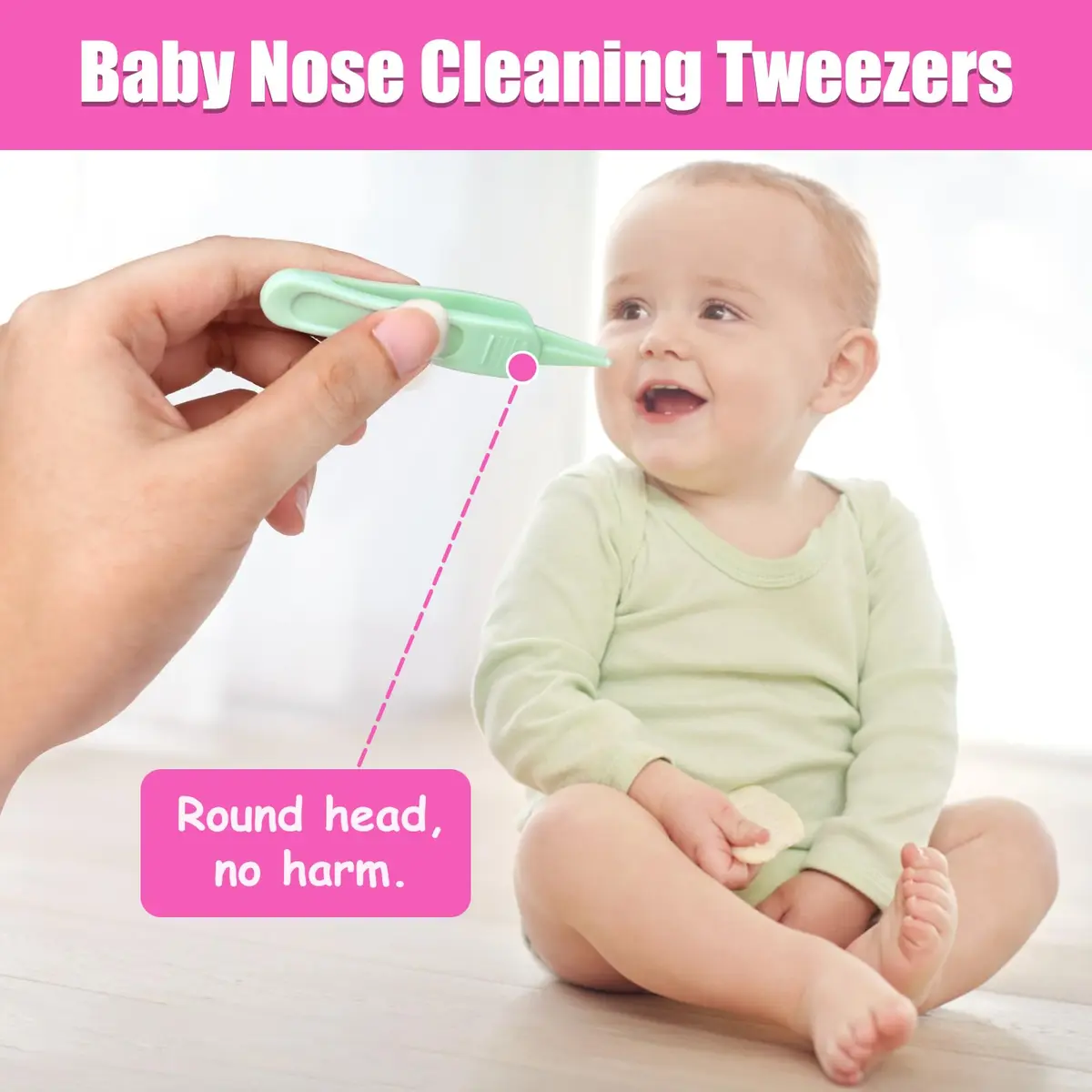 Qunlions life Replacement for Nosefrida Nasal Aspirator Filters | 100-Pack Hygiene Sponges for Baby Nose Cleaning - view 6