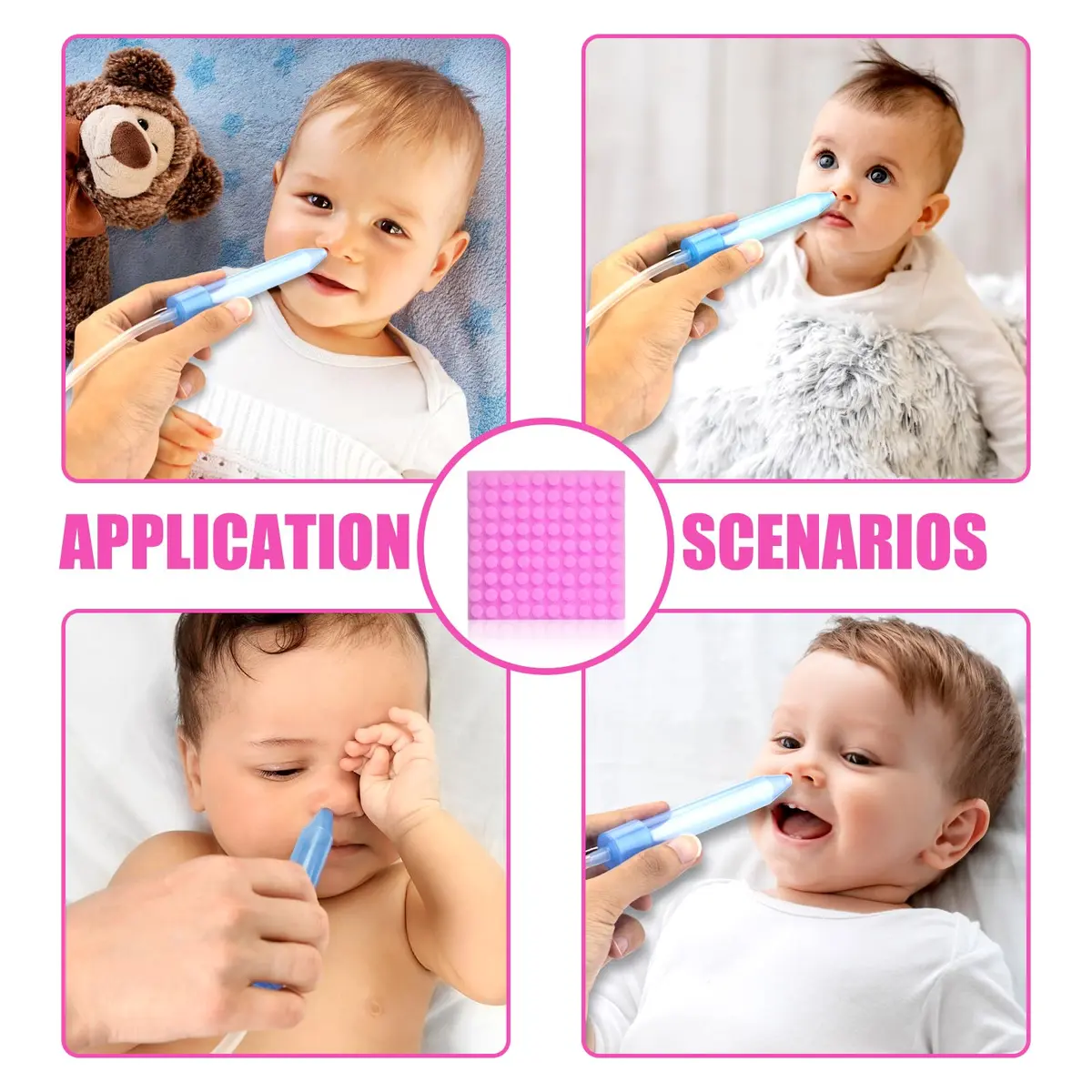 Qunlions life Replacement for Nosefrida Nasal Aspirator Filters | 100-Pack Hygiene Sponges for Baby Nose Cleaning - view 7