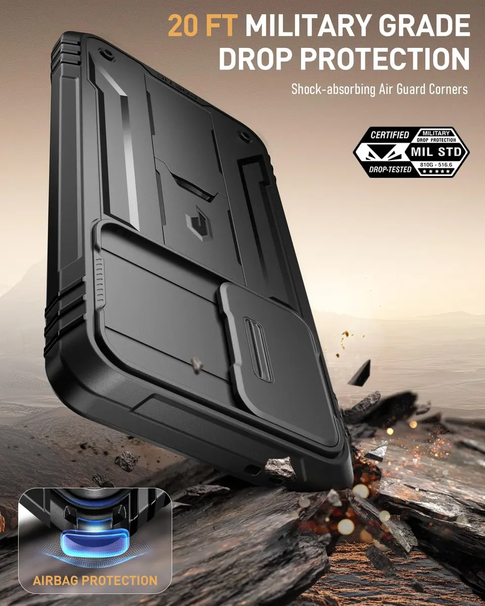Poetic Revolution Case for Samsung Galaxy A36 5G | Rugged Shockproof with Slide Camera Cover & Screen Protector - view 7