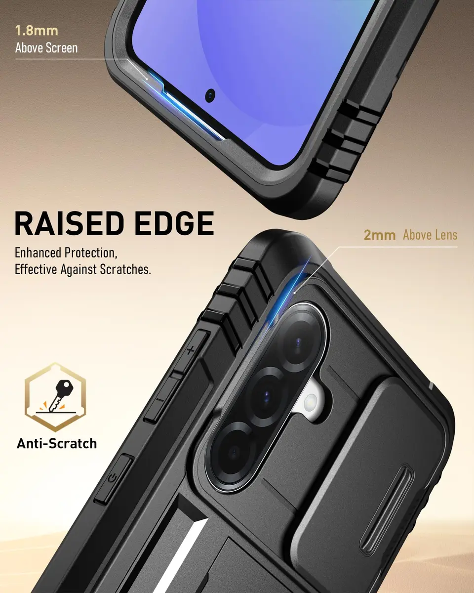 Poetic Revolution Case for Samsung Galaxy A36 5G | Rugged Shockproof with Slide Camera Cover & Screen Protector - view 8
