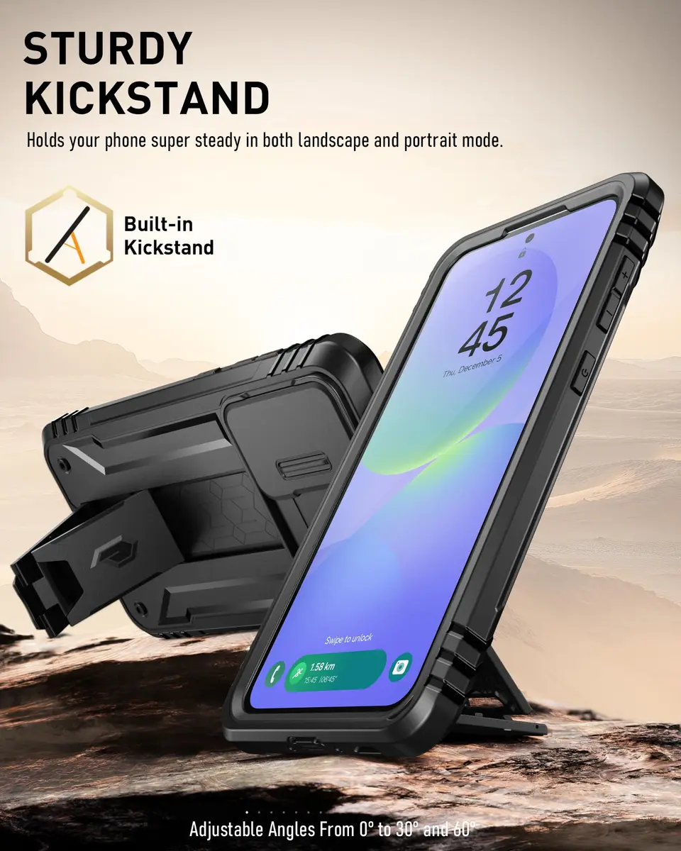 Poetic Revolution Case for Samsung Galaxy A36 5G | Rugged Shockproof with Slide Camera Cover & Screen Protector - view 4