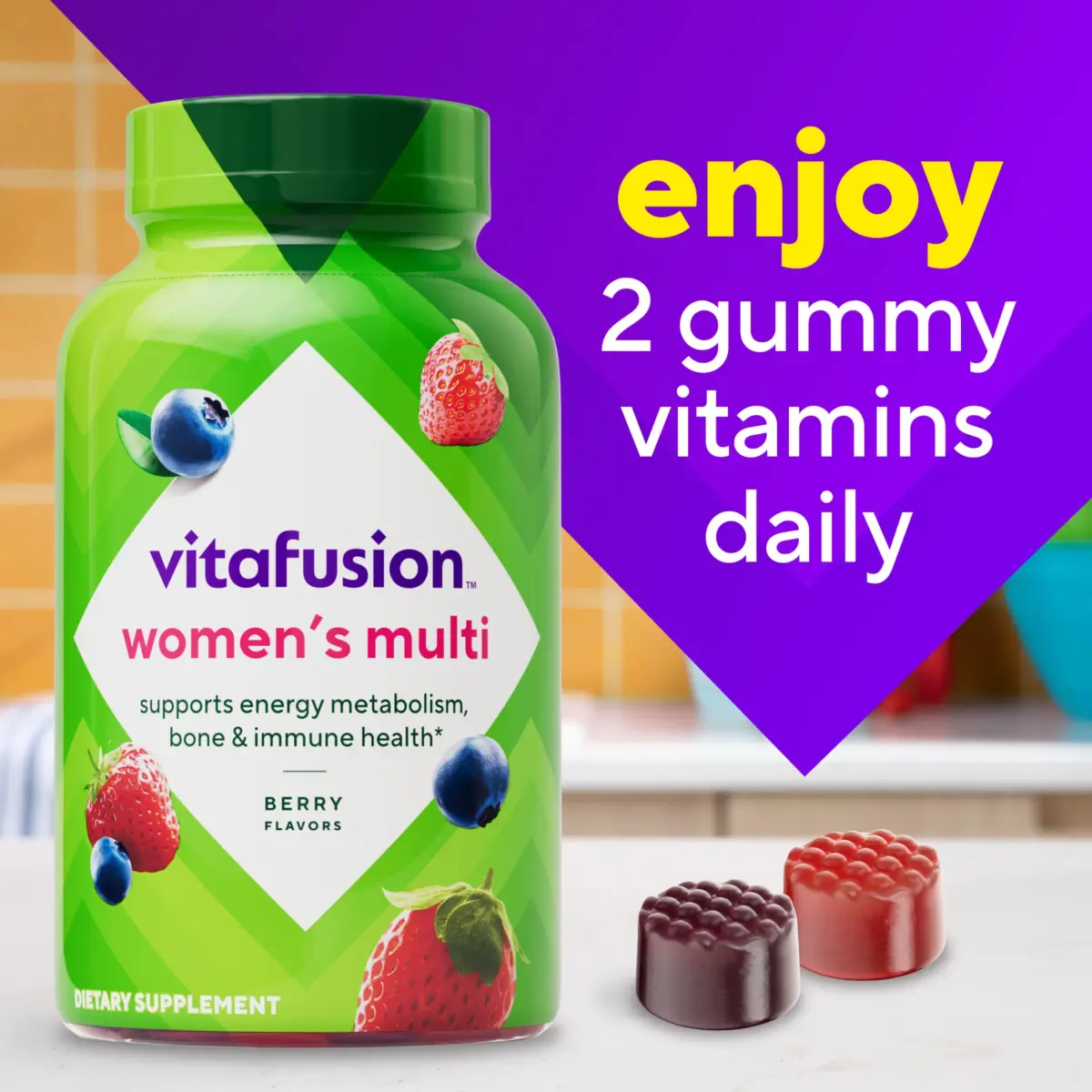 Vitafusion Women's Multivitamin Gummy | 120 Adult Gummies (120 Count) - view 9