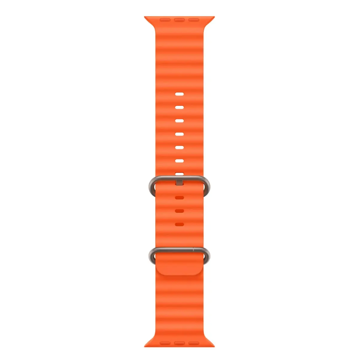 Apple Watch Ultra 2 [GPS + Cellular, 49mm] Rugged Titanium Case Orange Ocean Band | Always-On Retina Display 3000 Nits Brightness - view 4