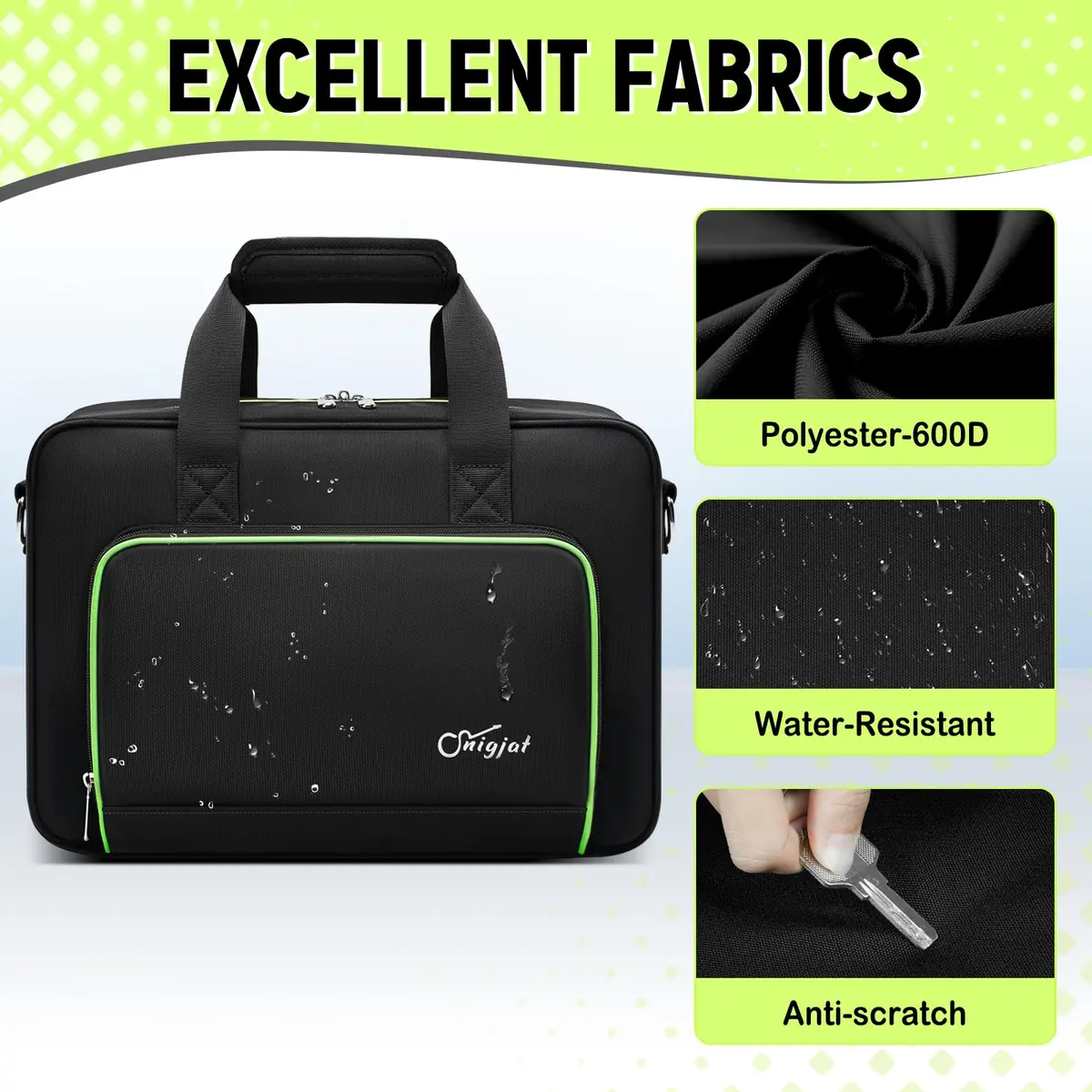 SNIGJAT DJ Controller Case for Hercules Inpulse 200/Numark Party Mix II | Water-Resistant, Multi-Pocket DJ Gig Bag - view 4