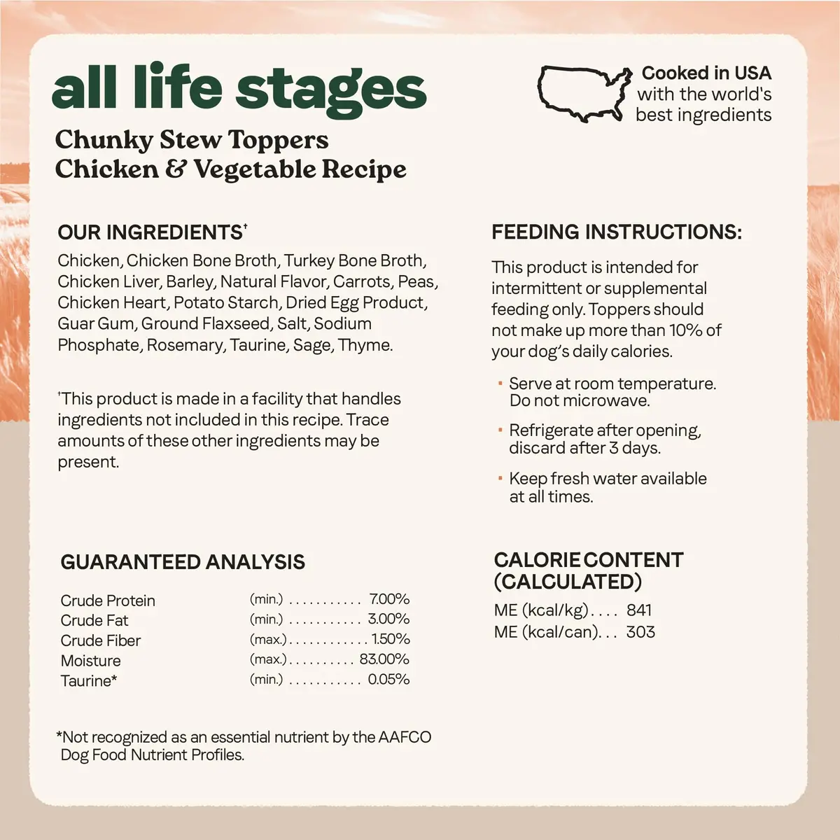 CANIDAE All Life Stages Beef & Vegetable Chunky Stew 12.7 oz Pack of 6 | Hearty Real Meat & Veg for Dogs - view 6