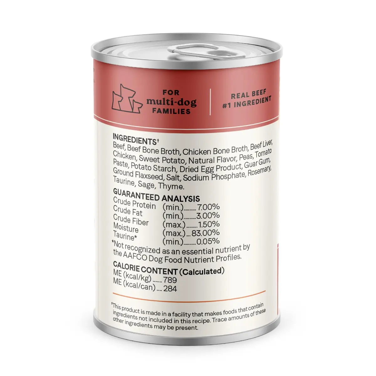 CANIDAE All Life Stages Beef & Vegetable Chunky Stew 12.7 oz Pack of 6 | Hearty Real Meat & Veg for Dogs - view 3