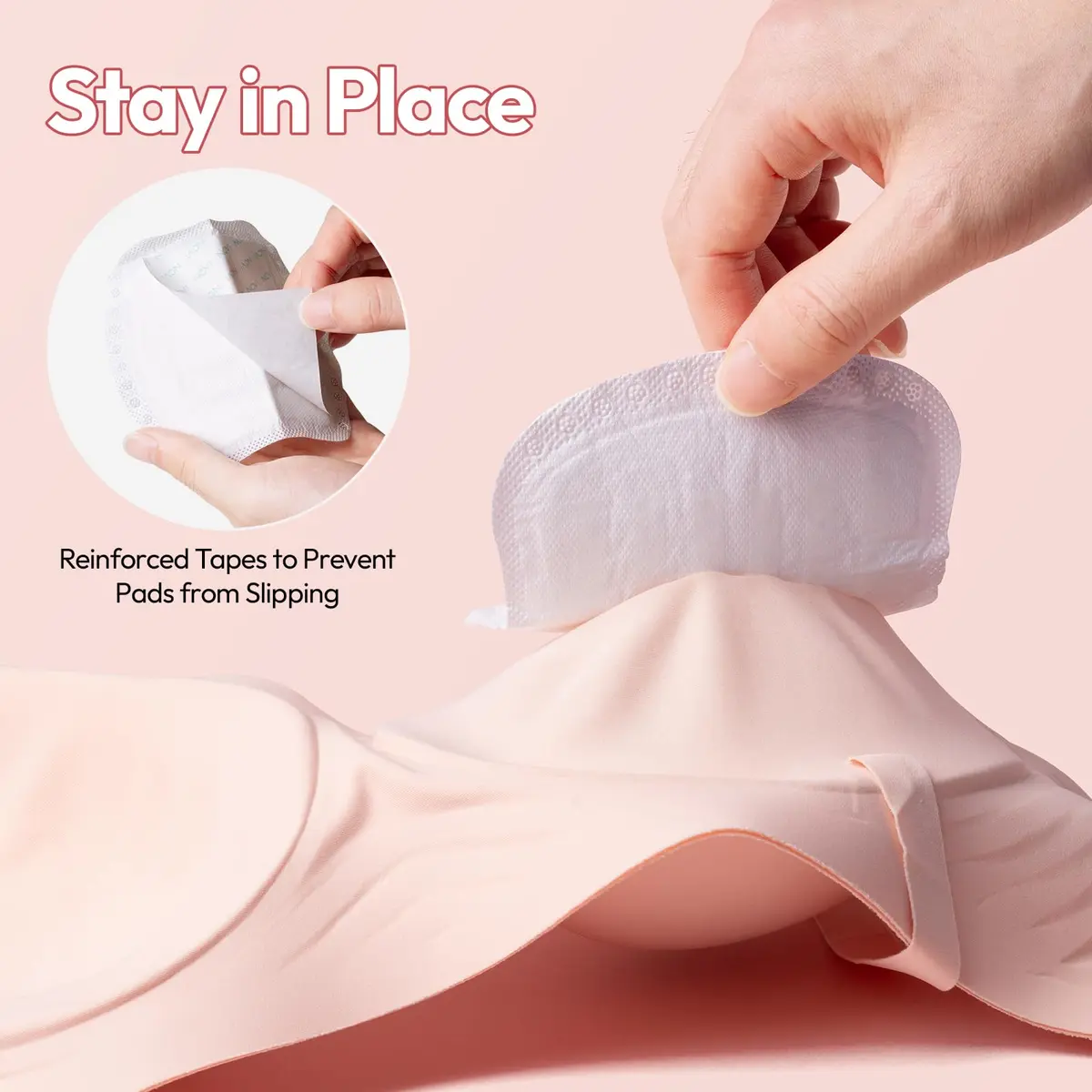 NCVI Ultra-Thin Nursing Pads 110 Count | Leak-Proof & Breathable for Moms - view 8