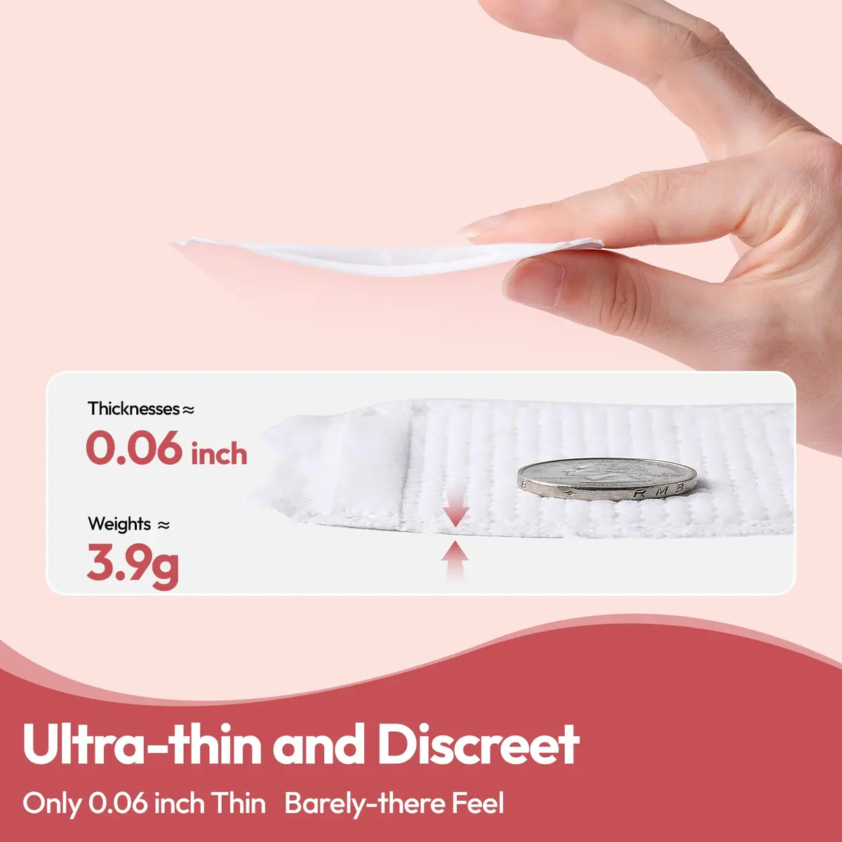 NCVI Ultra-Thin Nursing Pads 110 Count | Leak-Proof & Breathable for Moms - view 2