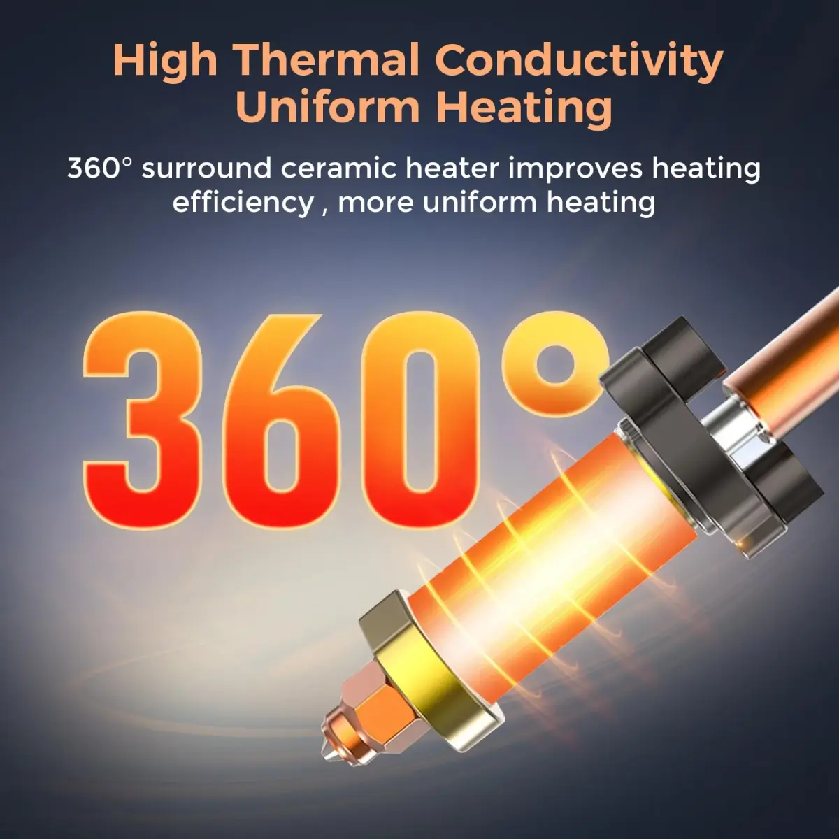 Creality K2 Plus Hotend Kit | All-Metal Integrated Design, 350°C High Temp, 600mm/s Speed - view 3