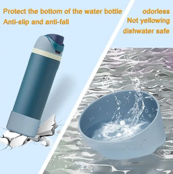 Affute Silicone Boot for Owala Water Bottle 24 oz (710 ml) | Protects Against Scratches & Dents - view 5