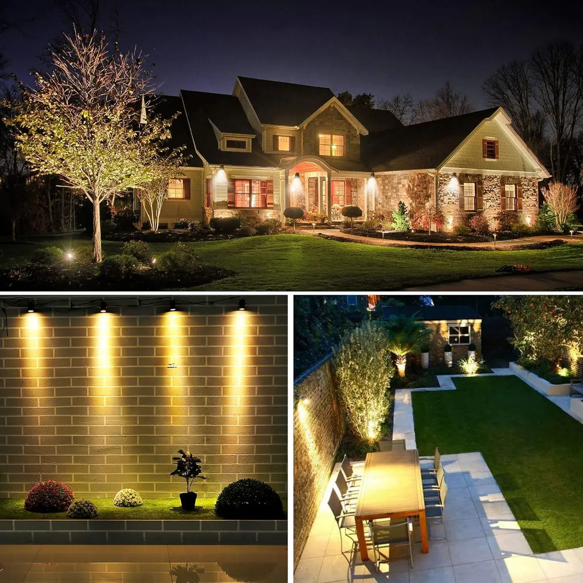 Svater Landscape Lighting Low Voltage 10 Pack | IP65 Waterproof 12V Plug in Outdoor Spotlights - view 5