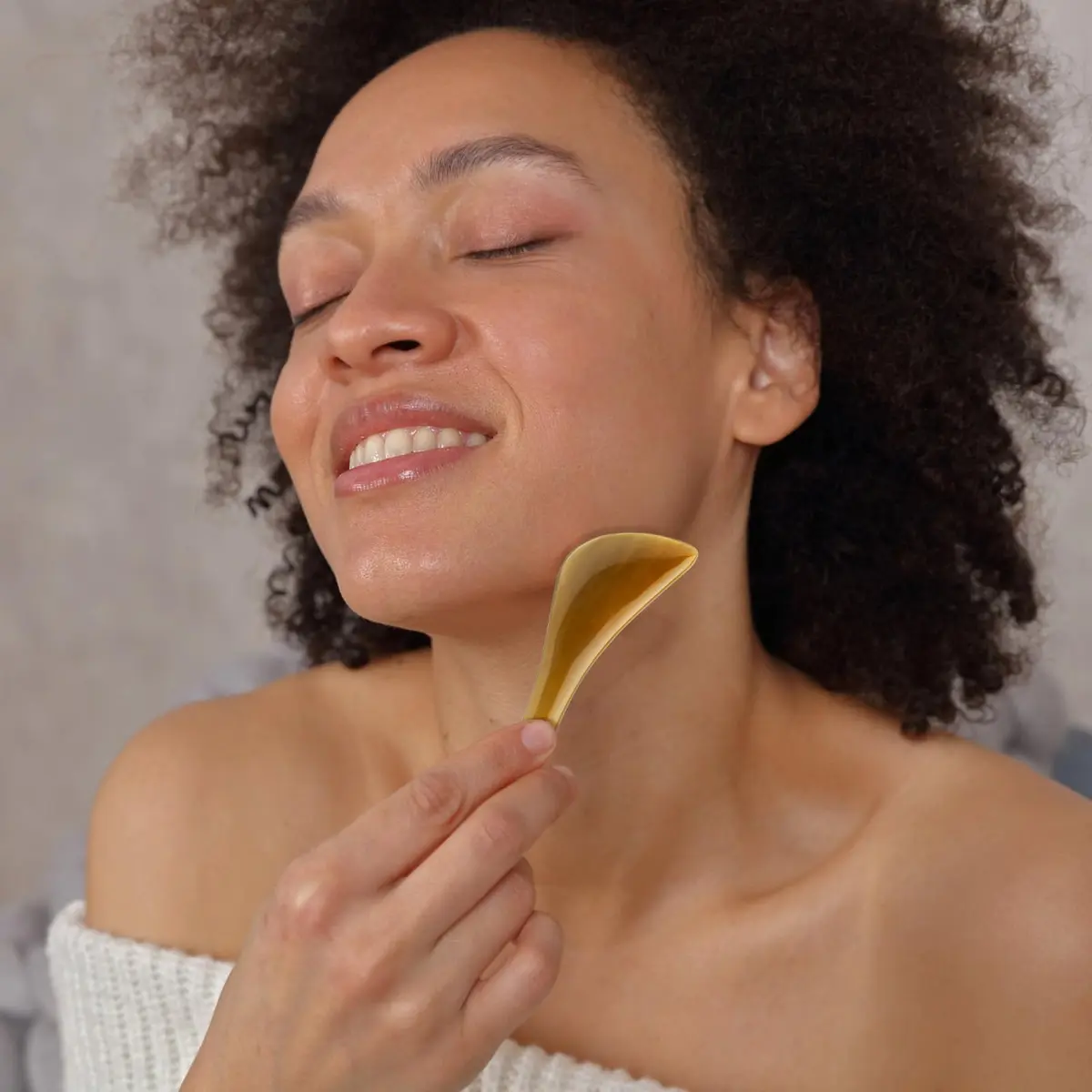ideayard Gua Sha Facial Tool - Acupressure & Gua Sha, Fascia Release Tool for Face, Neck, Jawline Sculpting and Puffiness Reducing, Acupuncture Pen | 5.1 in x 1.3 in - view 3