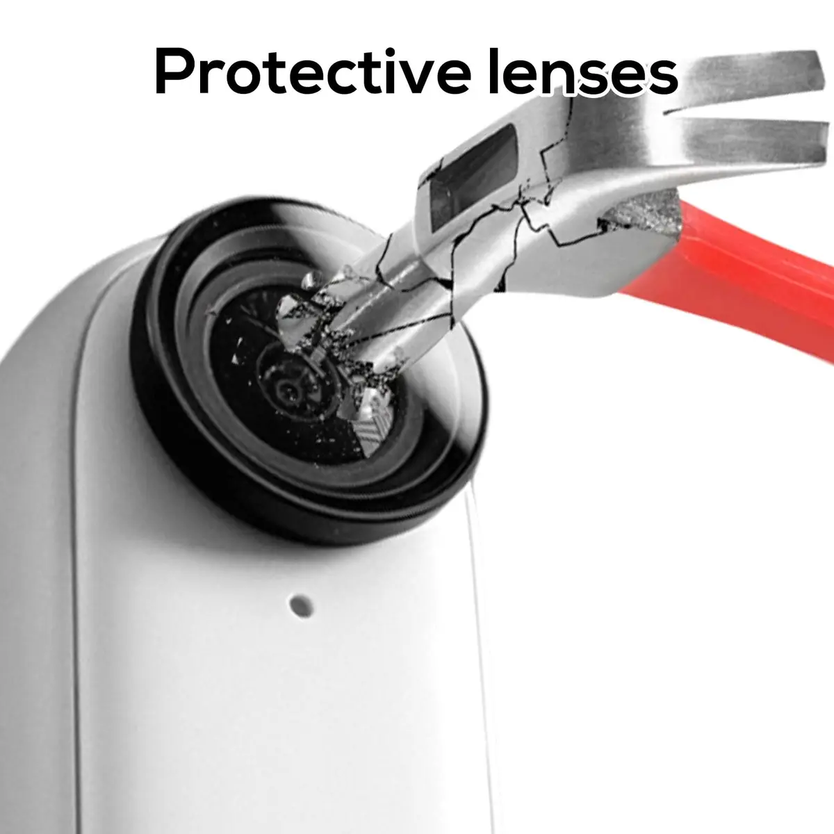 Gosknor Glass Lens Guards for Insta360 GO 3S | 2.2cm (0.87 inch) Protective Cover - view 5