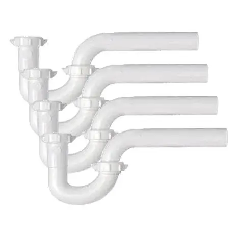 Plumb Pak 400WK Plastic P-Trap 1.5-inch Outlet x 1.25/1.5-inch Inlet | Polypropylene Material (Pack of 4) - main product image