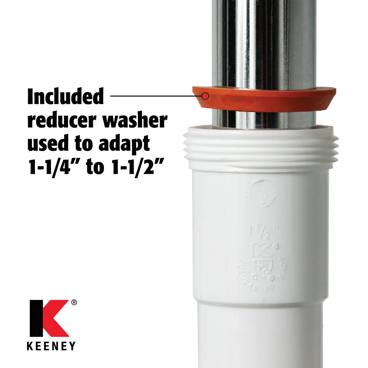 Plumb Pak 400WK Plastic P-Trap 1.5-inch Outlet x 1.25/1.5-inch Inlet | Polypropylene Material (Pack of 4) - view 7