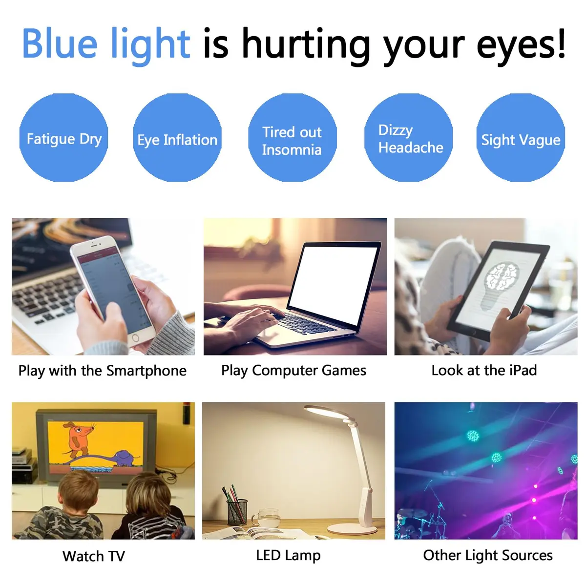 LJCZKA Oval Blue Light Blocking Glasses for Women Men | Retro Small Oval Frame, UV400 Protection, Clear Lens (Dark Brown) - view 7