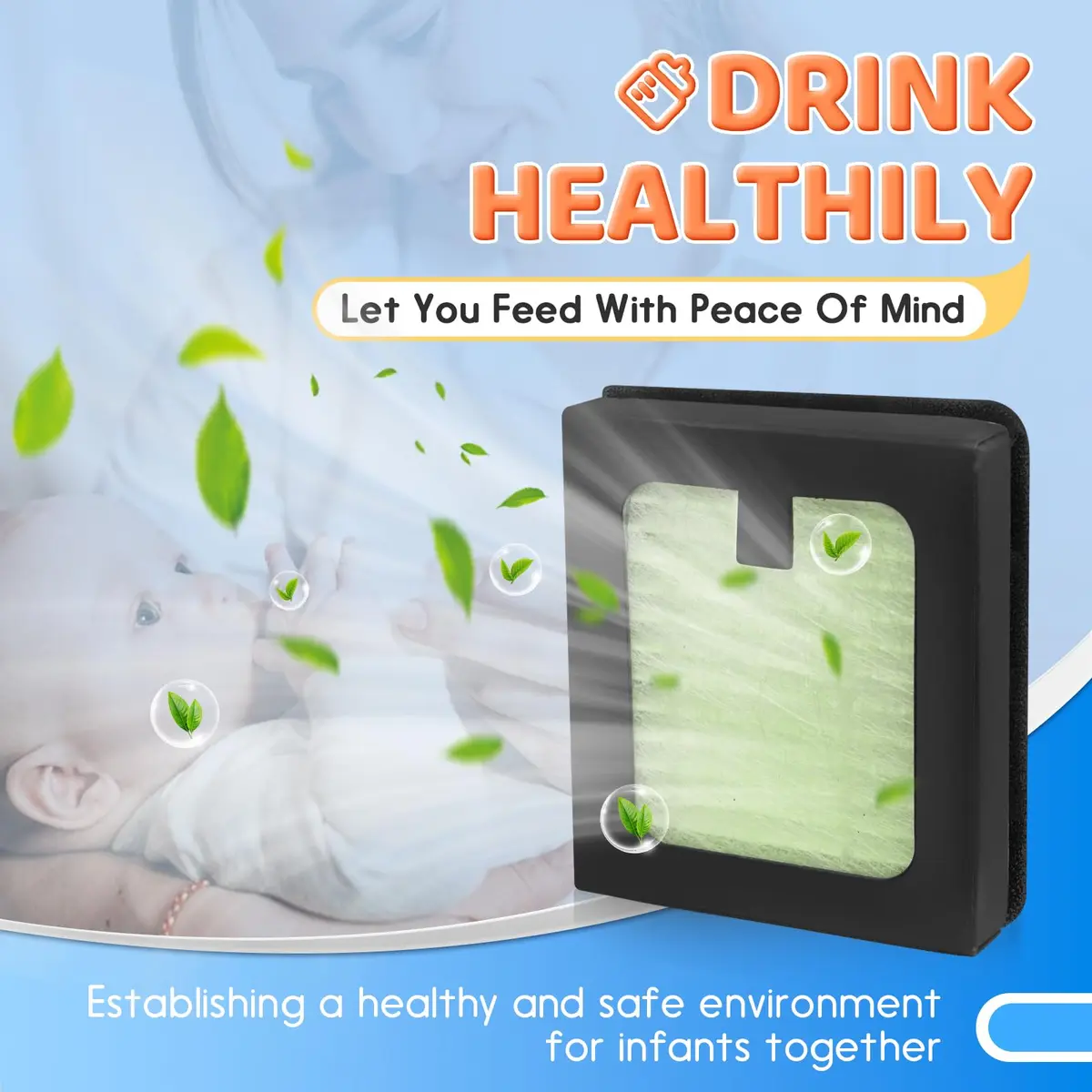 HAVANSIDY HEPA Filter Replacement for Baby Brezza Bottle Dryer Advanced & Washer Pro | 1-Pack - view 2