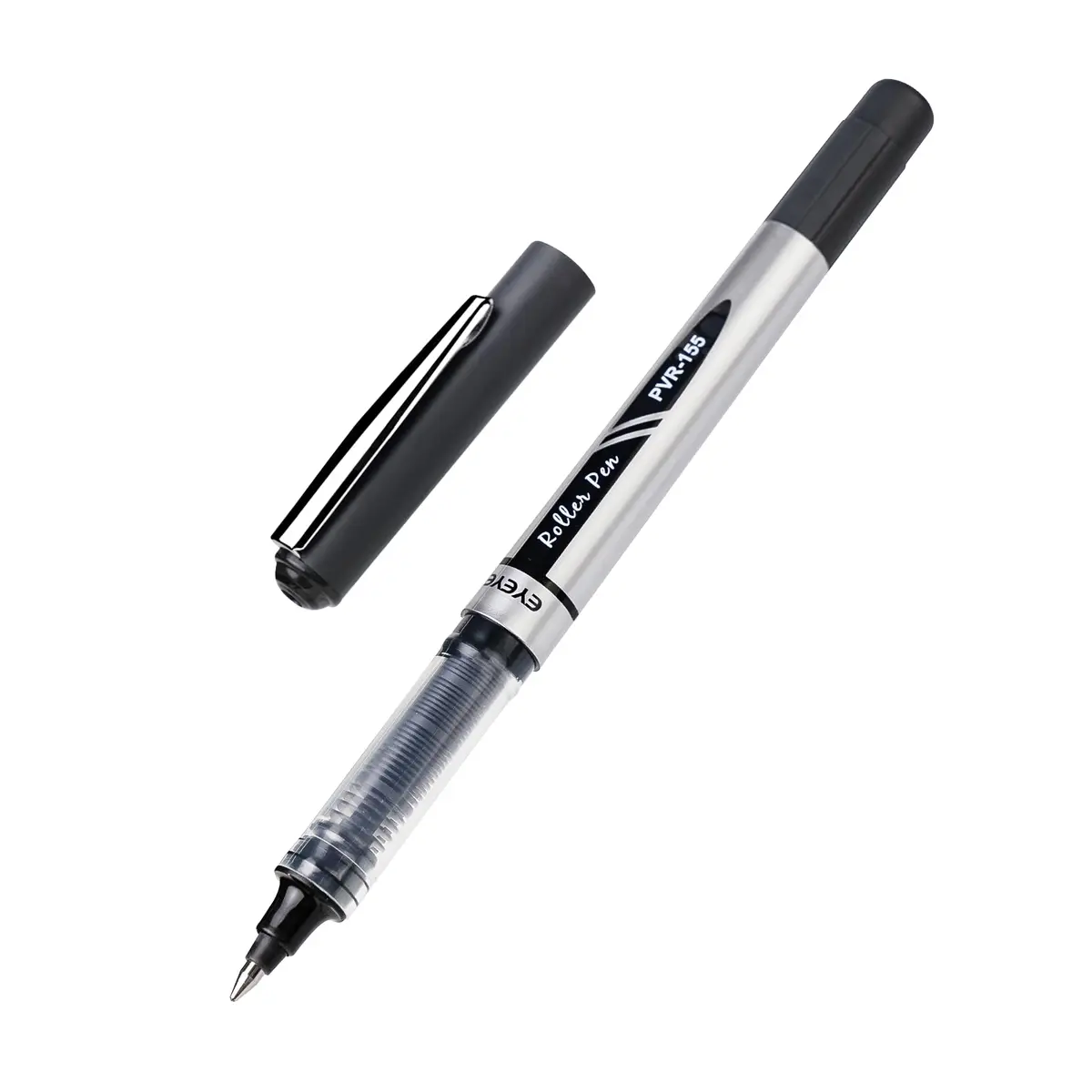 EYEYE 50 Pack 0.7mm Black Liquid Ink Rollerball Pens | Quick Dry, Smooth Writing for Journaling & Office - view 3