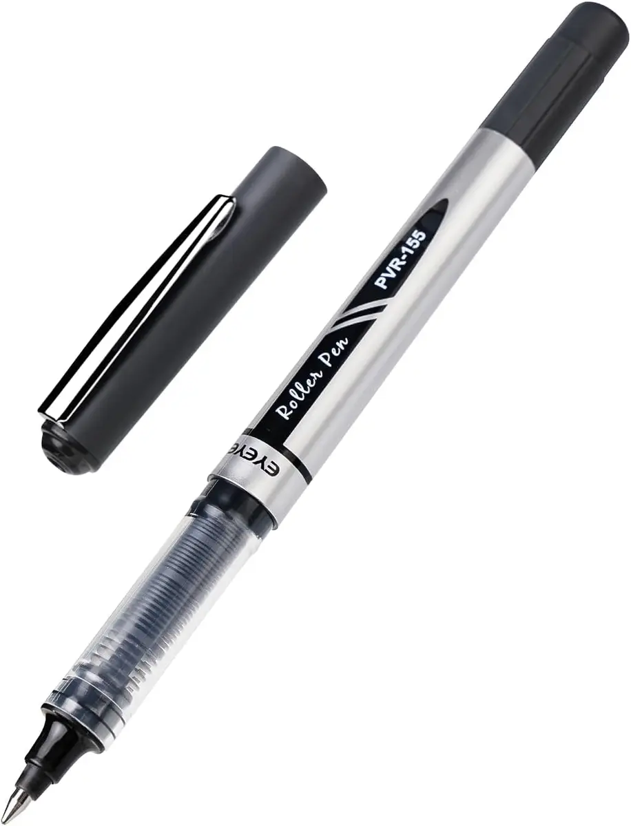 EYEYE 50 Pack 0.7mm Black Liquid Ink Rollerball Pens | Quick Dry, Smooth Writing for Journaling & Office - view 4