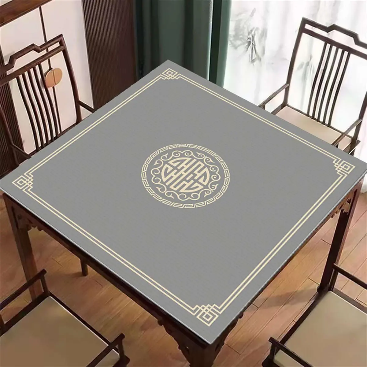 Icegrey Mahjong Table Cover 28" X 28" | Slip-Resistant, Noise-Reducing, Easy Storage - main product image