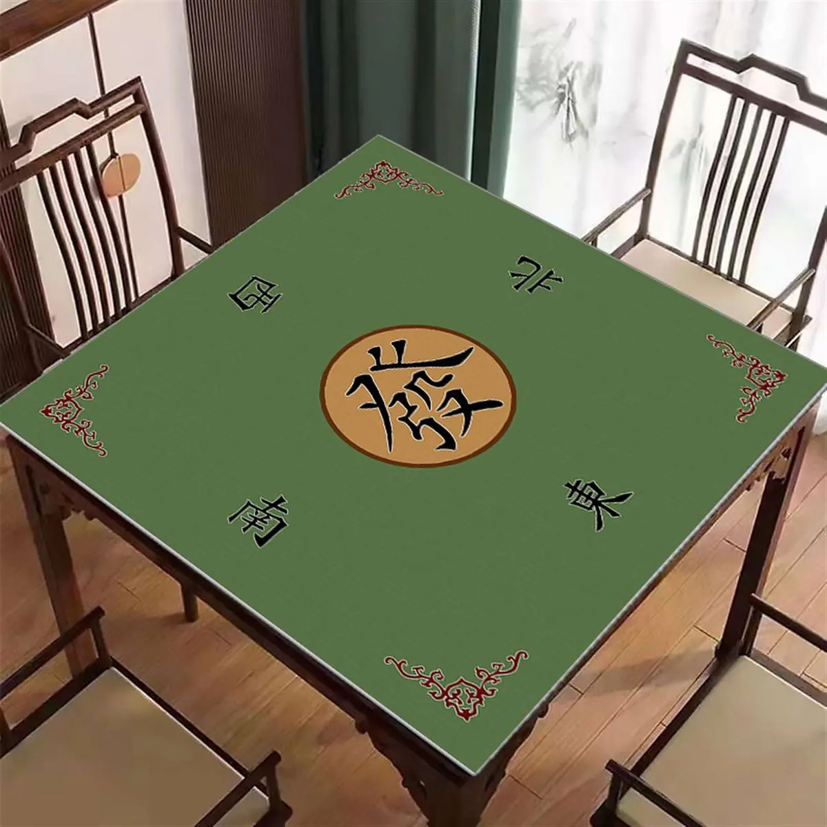 Icegrey Mahjong Table Cover 30" X 30" Style 2 | Slip-Resistant, Noise-Reducing, Easy Storage - main product image