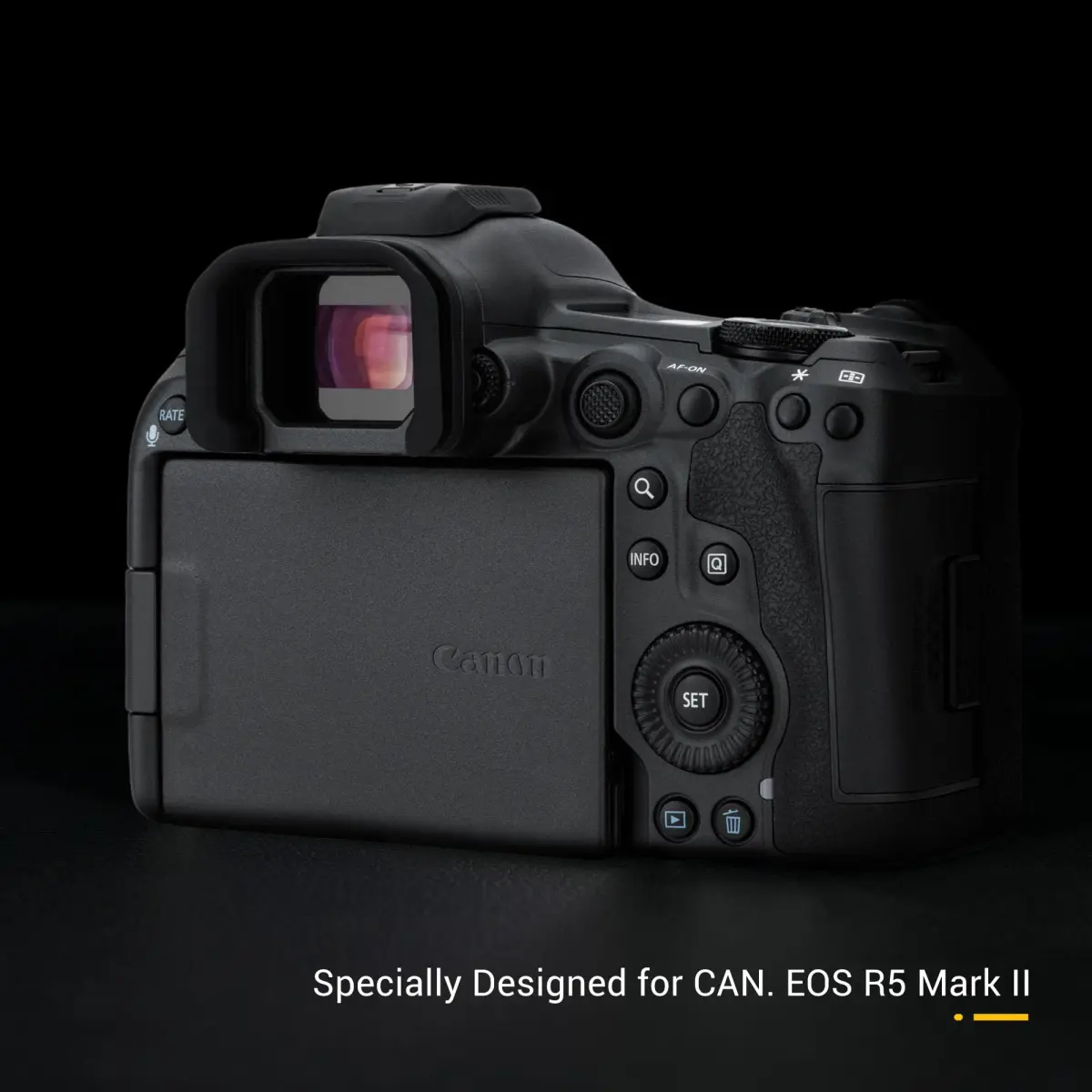JJC R5 Mark II Eyecup for Canon EOS R5 Mark II Camera | Soft Silicone Viewfinder Protector - view 2