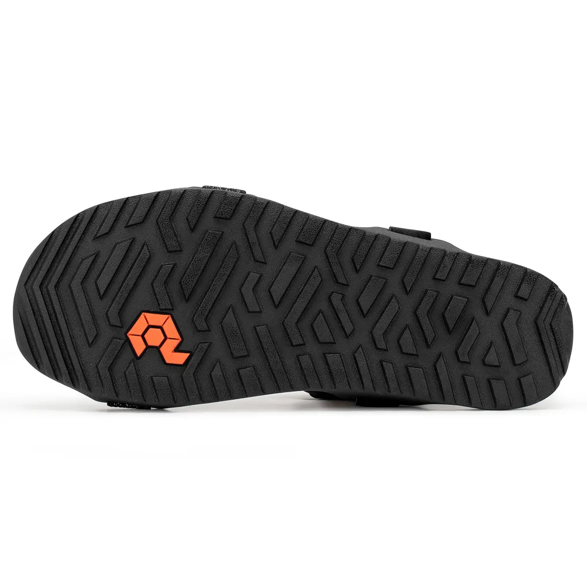 FEFELUIS Men's Wide Barefoot Sandals - Minimalist | Zero Drop | Ultralight Trail Running Hiking Sandals Adjustable Black Size 12 - view 6