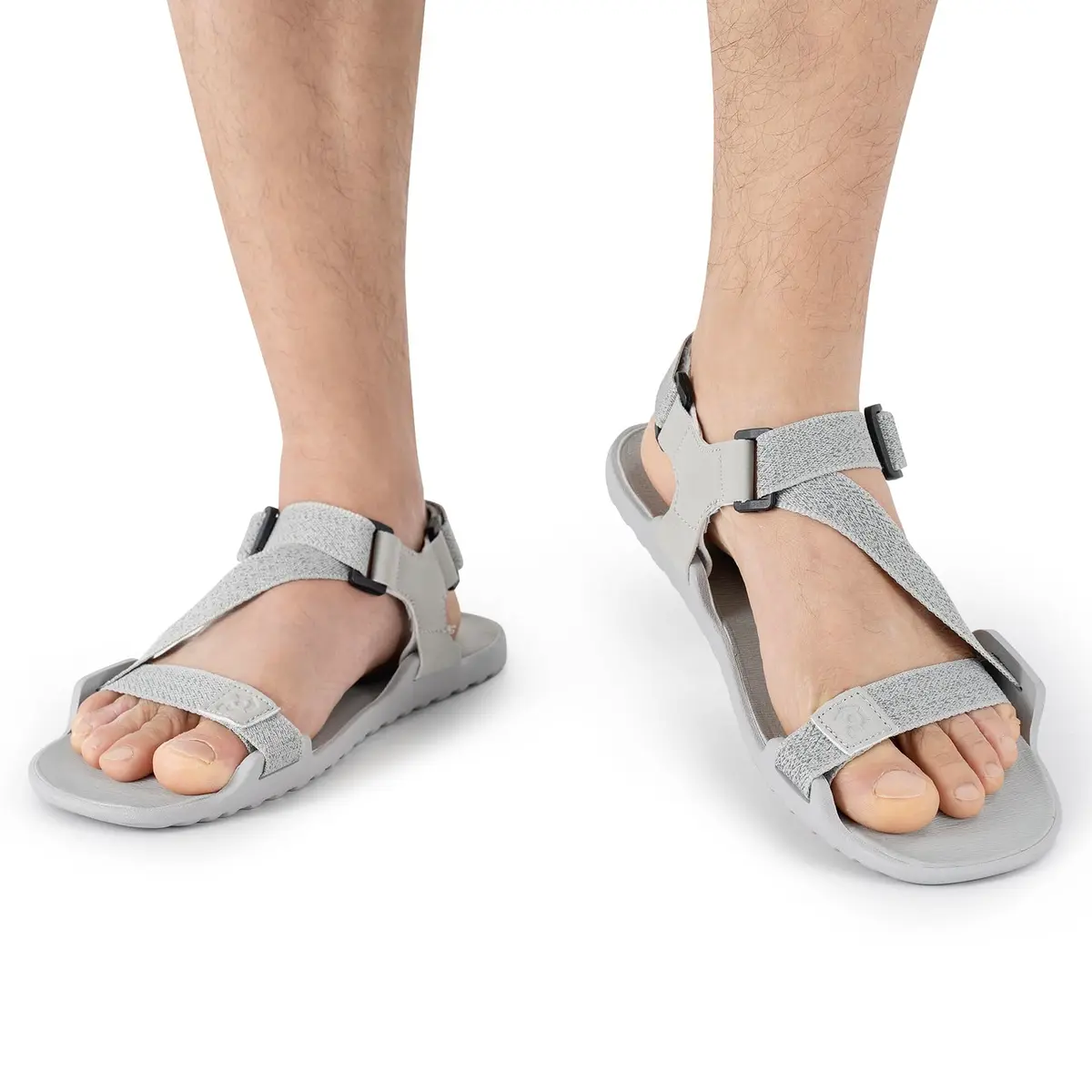 FEFELUIS Men's Wide Barefoot Sandals - Zero Drop Ultralight Trail Running Hiking Sandals | Size 8 Wide (27.5 cm) - view 2