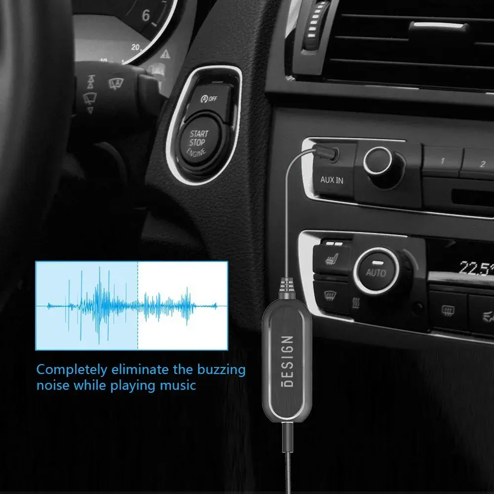 BESIGN Ground Loop Noise Isolator 2-Pack | Eliminates Hiss, Buzz, and Interference - view 5