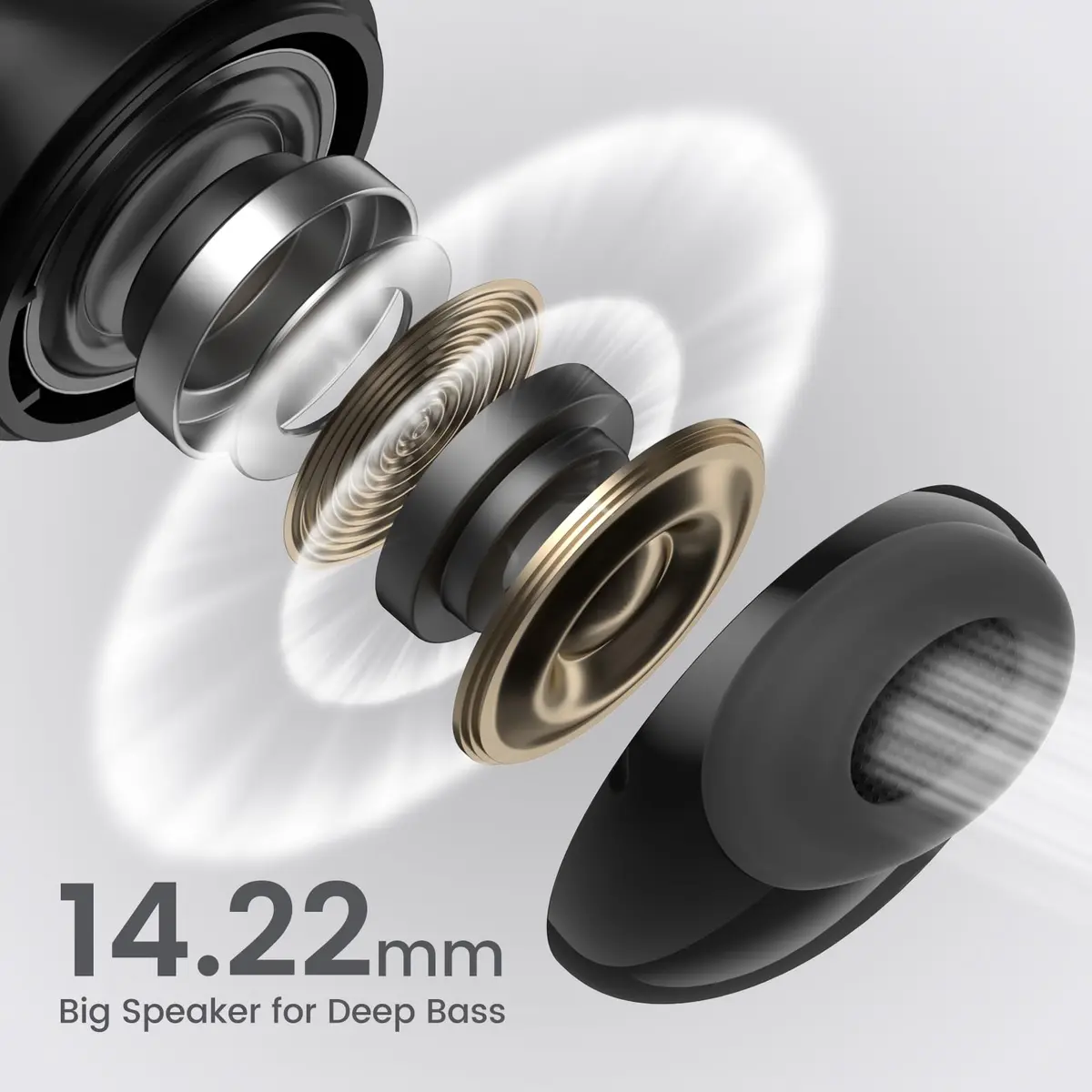 yobola T7Pro Wireless Earbuds with Charging Case, Bluetooth 5.4 Headphones, 25 Hours Playtime | IPX7 Waterproof - view 3