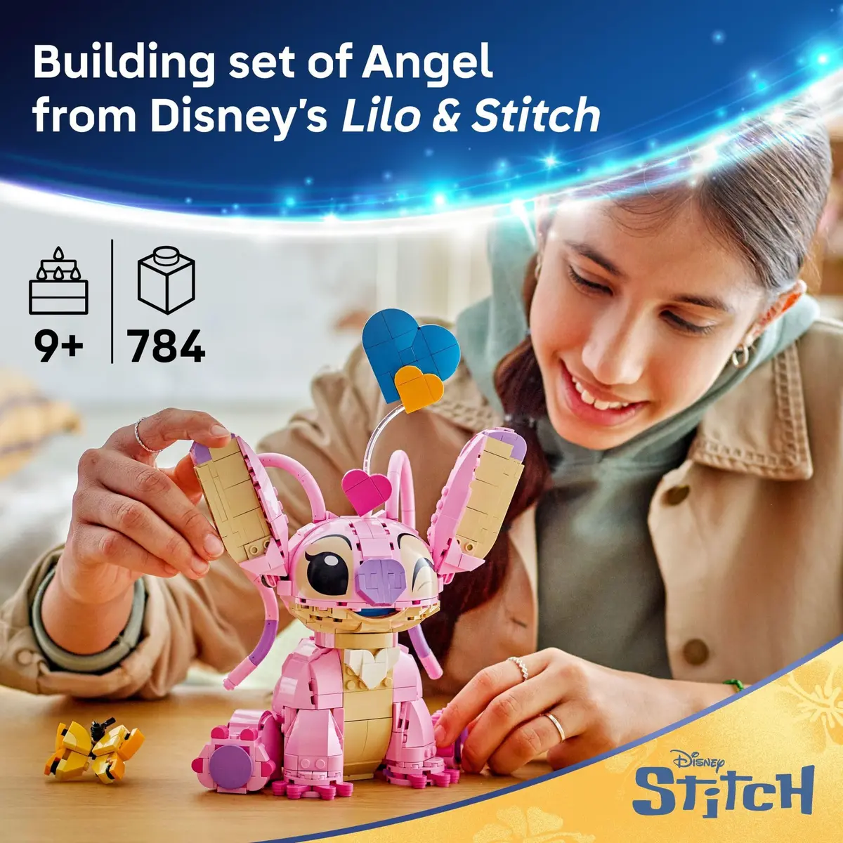 LEGO Disney Angel Lilo & Stitch Toy - Room Decor & Building Set for Kids 9+ | 784 Pieces - view 2
