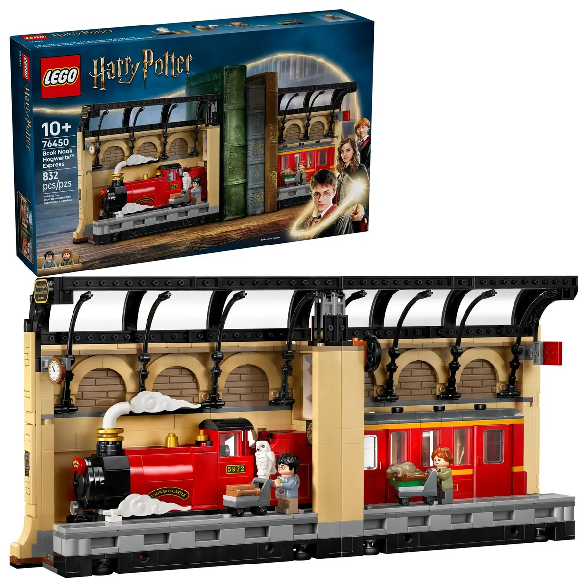 LEGO Harry Potter Book Nook: Hogwarts Express Building Set - Bedroom Shelf Decor for Kids 10+ | Magical Wizarding Scene - main product image