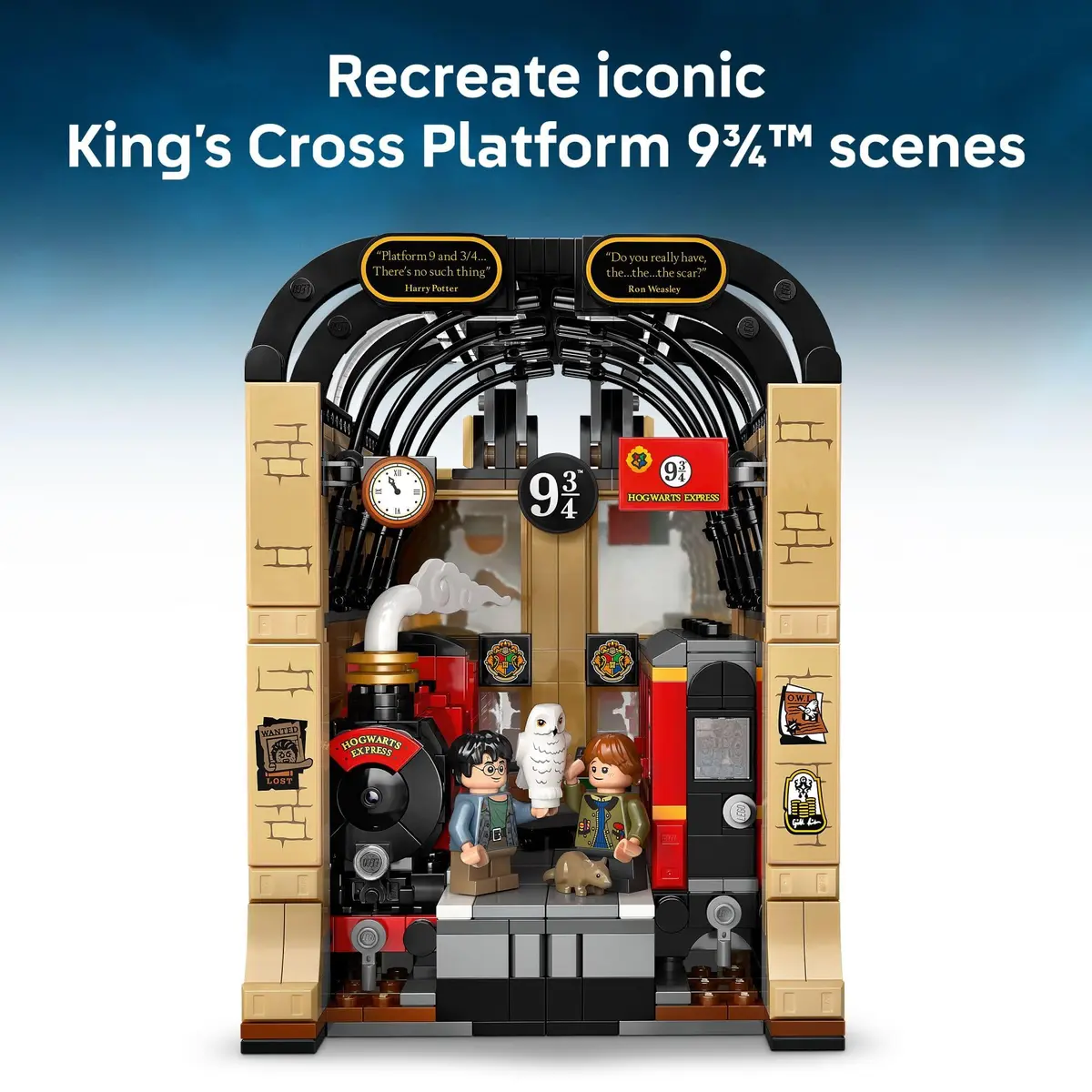 LEGO Harry Potter Book Nook: Hogwarts Express Building Set - Bedroom Shelf Decor for Kids 10+ | Magical Wizarding Scene - view 3