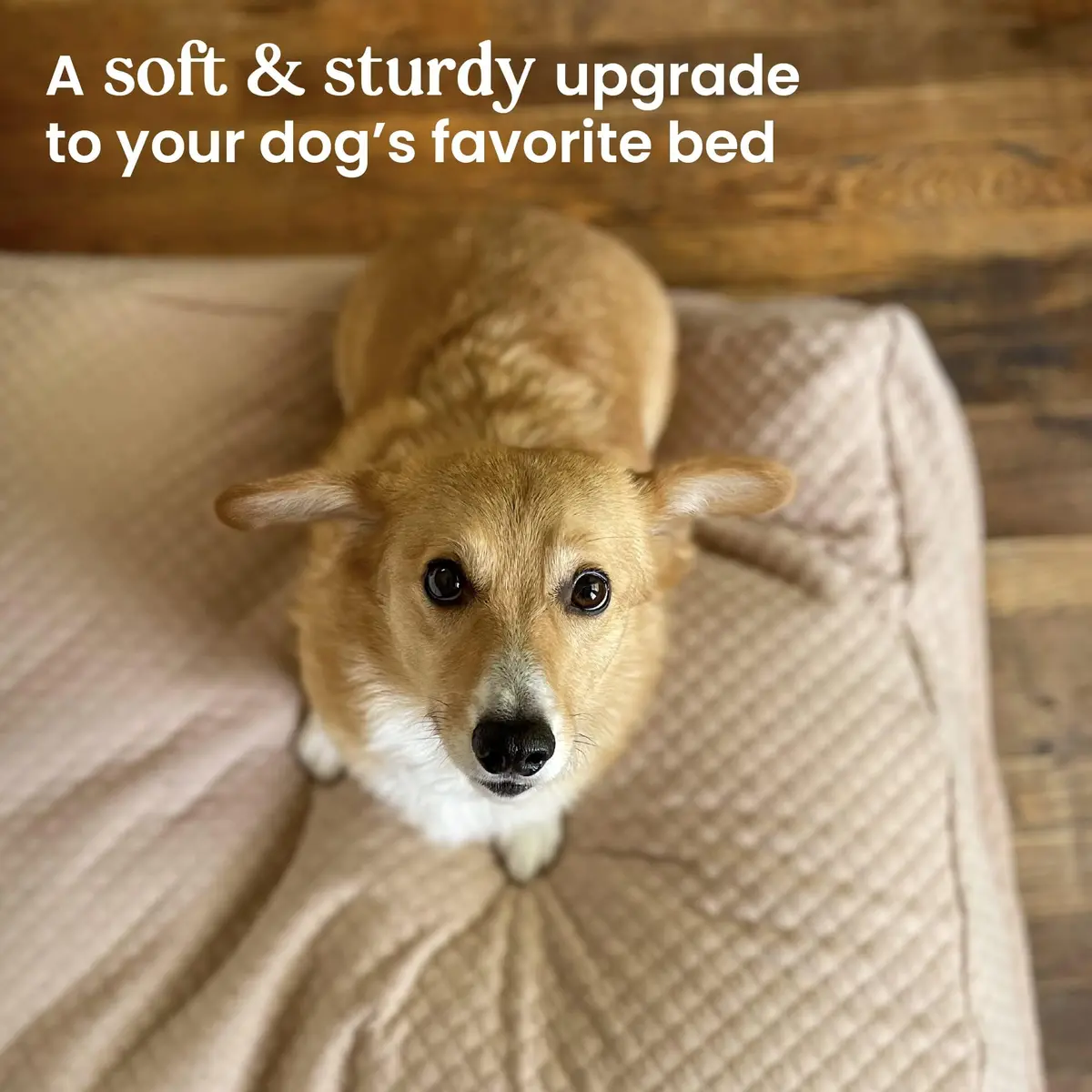 4Knines Quilted Dog Bed Cover XL | Waterproof Heavy-Duty Washable Fog - view 3