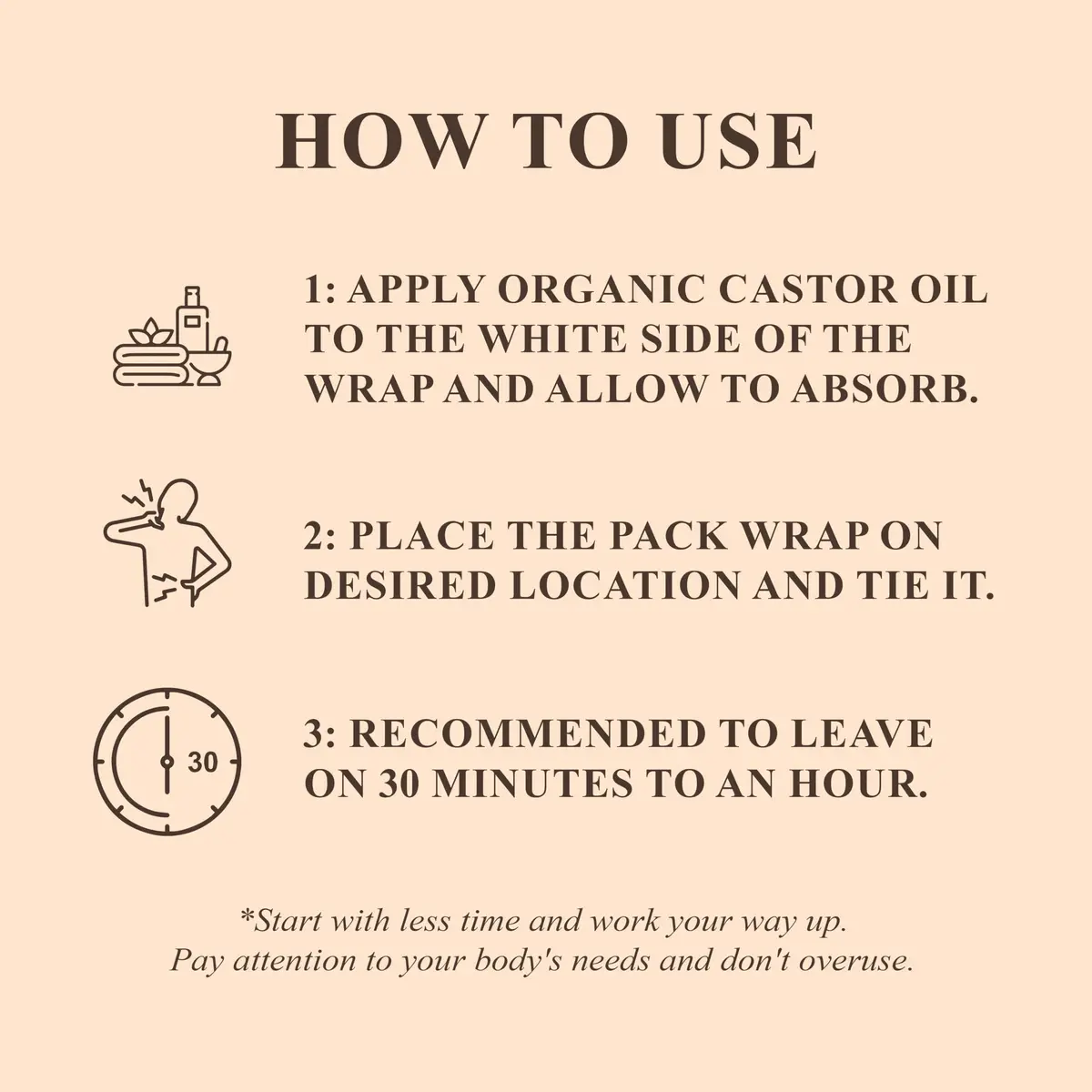 Handcraft Blends Organic Castor Oil with Pack Wrap 473ml (16 Fl Oz) | USDA Certified Pure & Natural - view 2